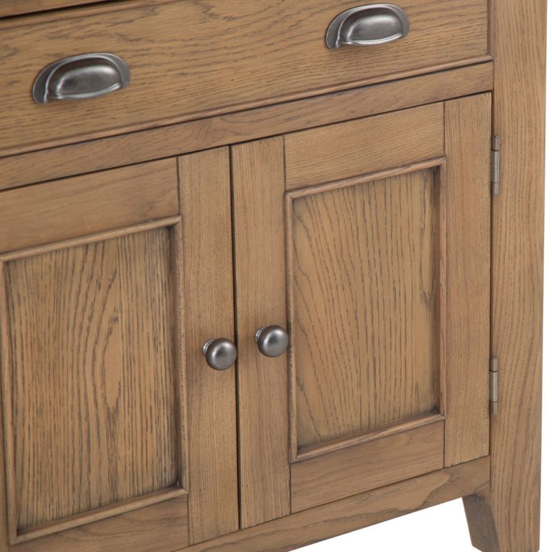 Wessex Smoked Oak Mini 1 Drawer 2 Door Sideboard – image 6