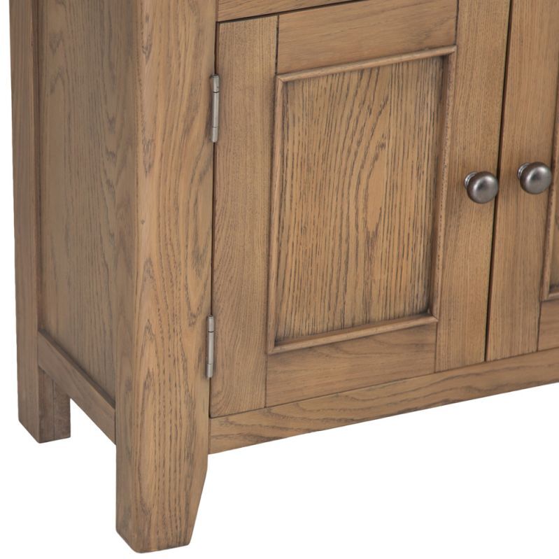 Wessex Smoked Oak Mini 1 Drawer 2 Door Sideboard – image 7
