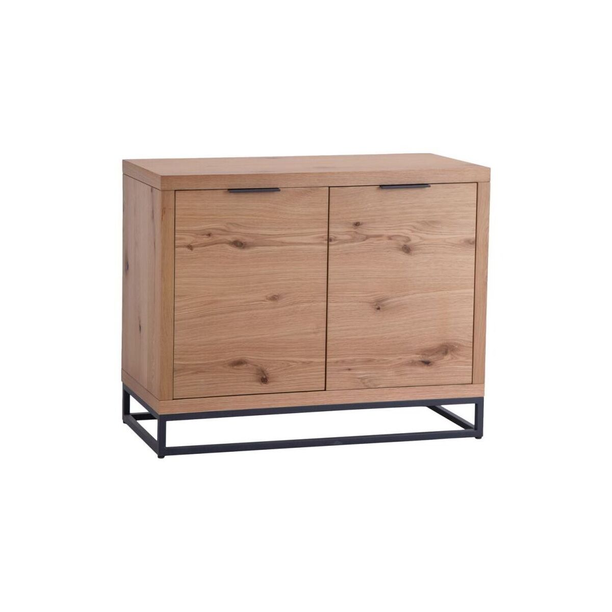 Urban Industrial Oak Small 2 Door Sideboard – image 2