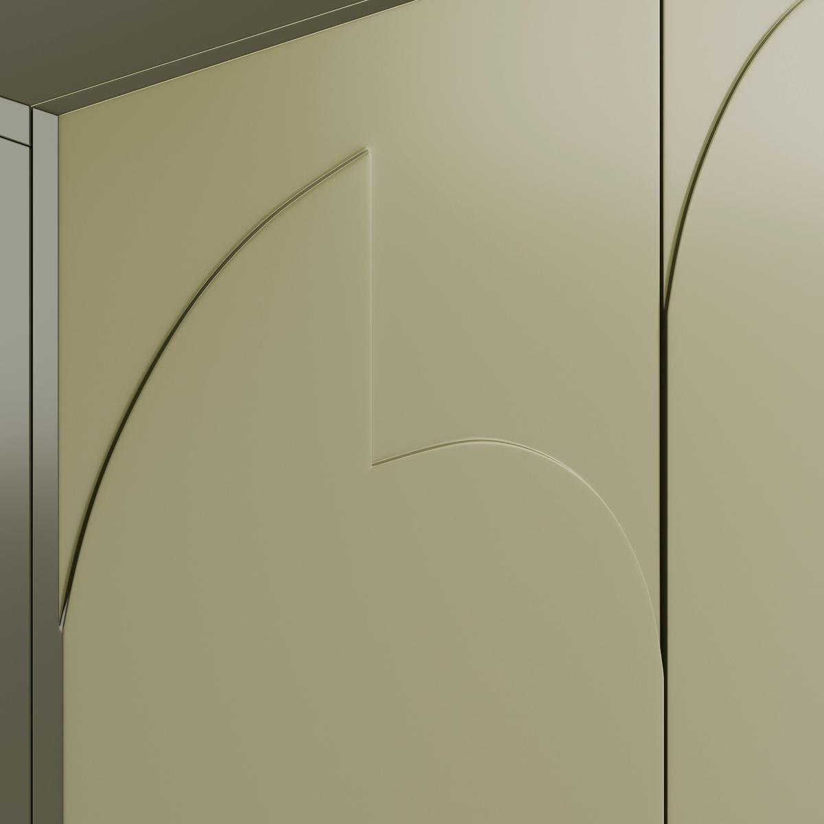 Gia Compact Sideboard Moss Green – image 7