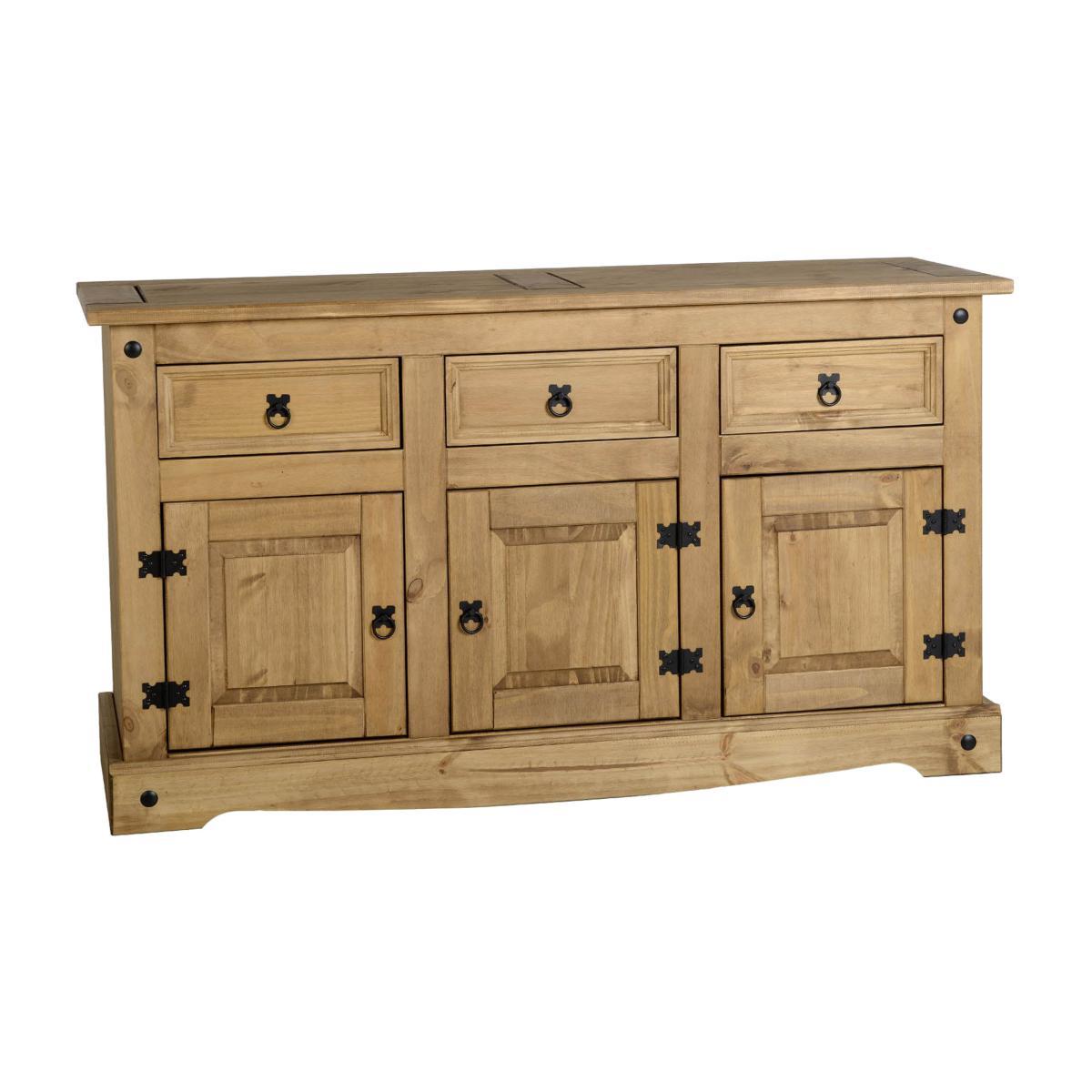 Corona Pine Large Sideboard Brown – image 1