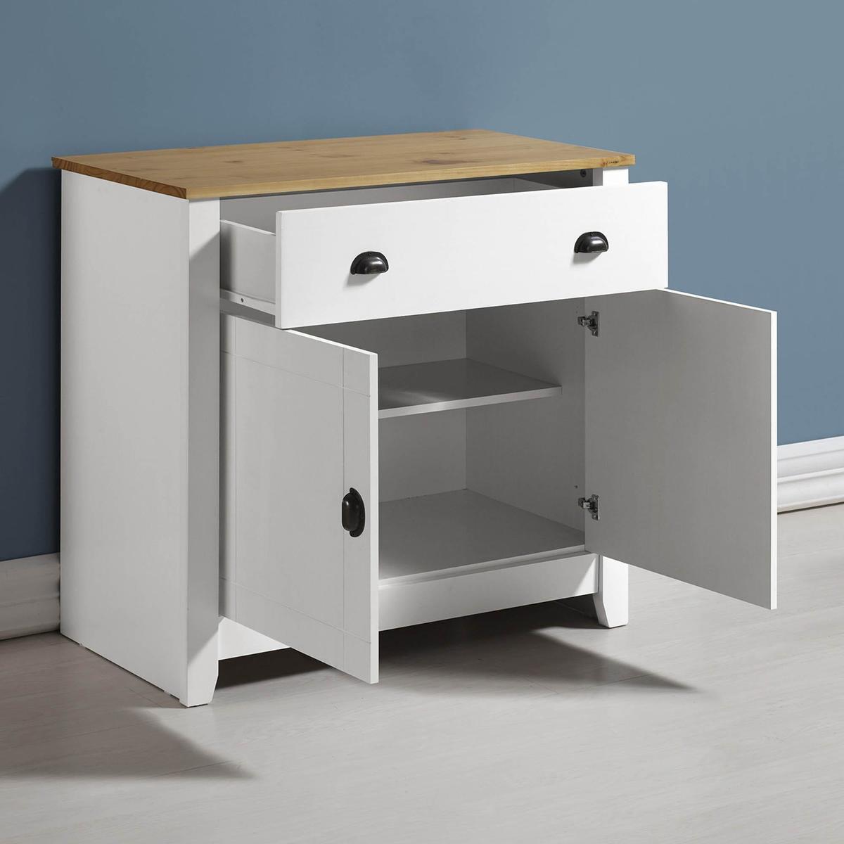 Ludlow White Sideboard White/Brown – image 3