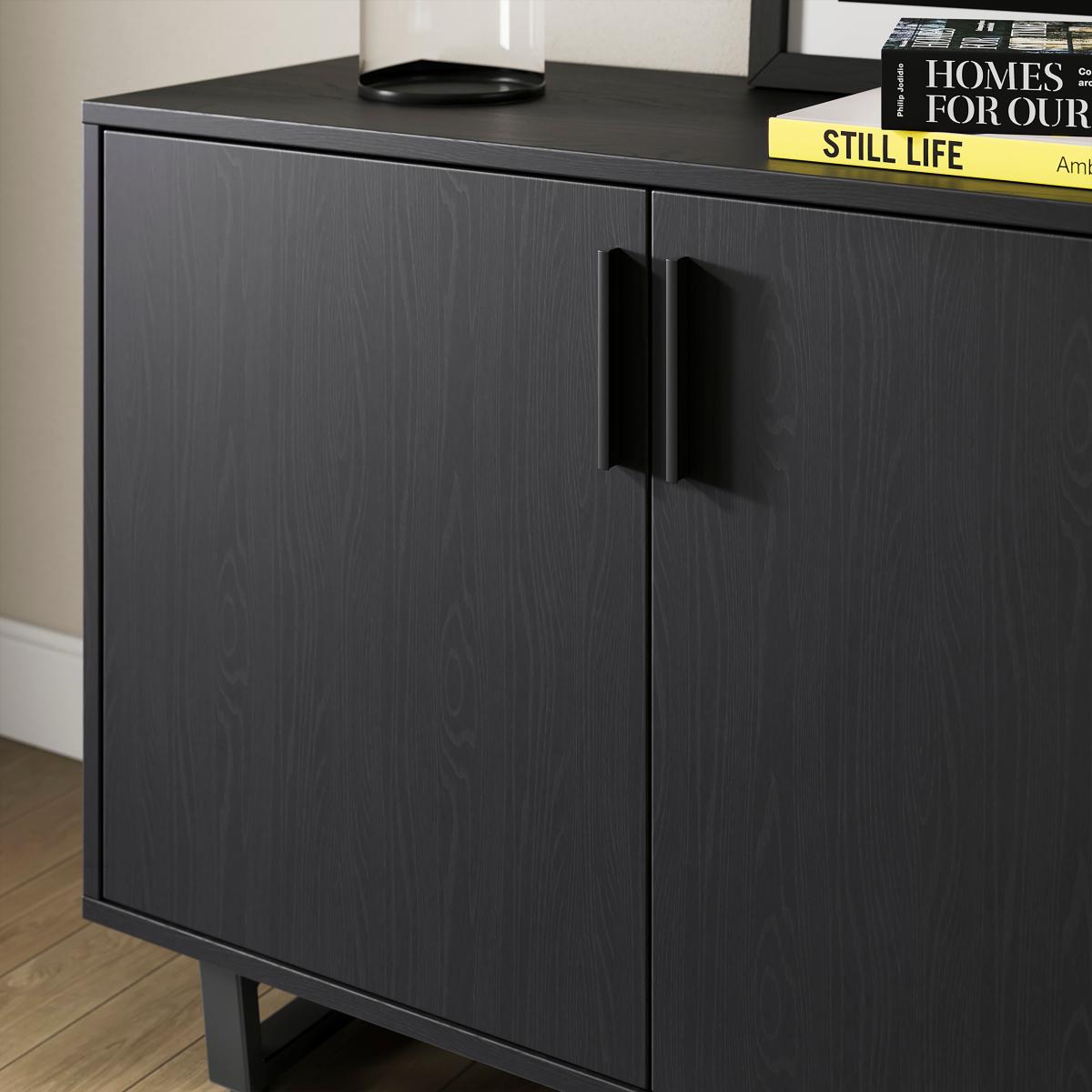 Freddie Small Sideboard Black Wood – image 4