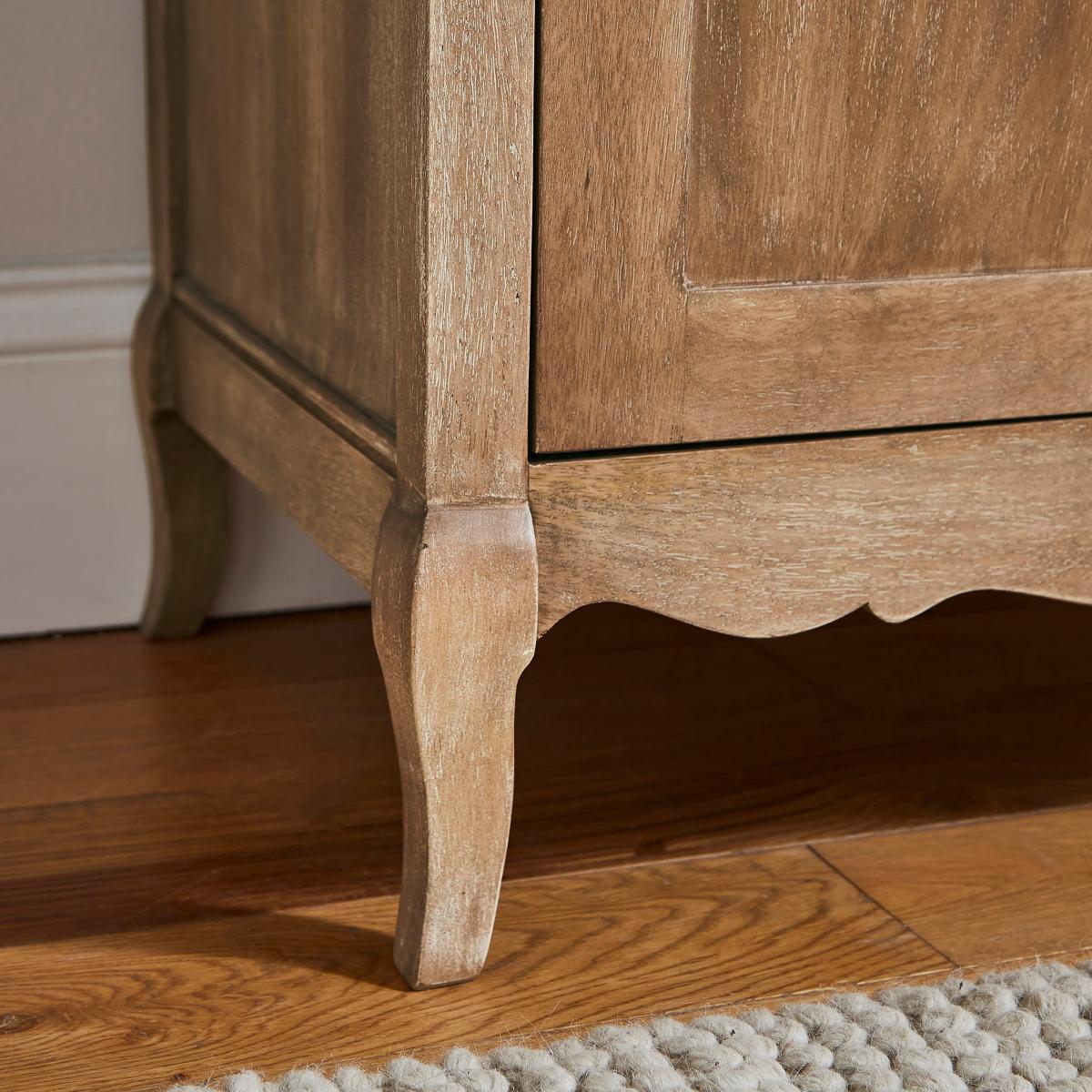 Giselle 2 Door Small Sideboard Natural – image 5