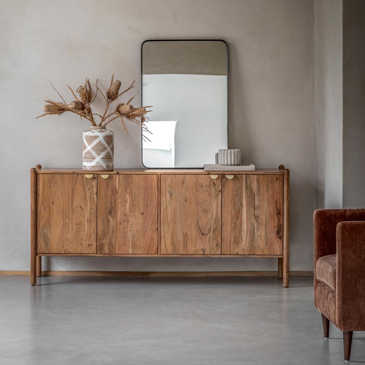 Canley 4 Door Sideboard Natural – image 2
