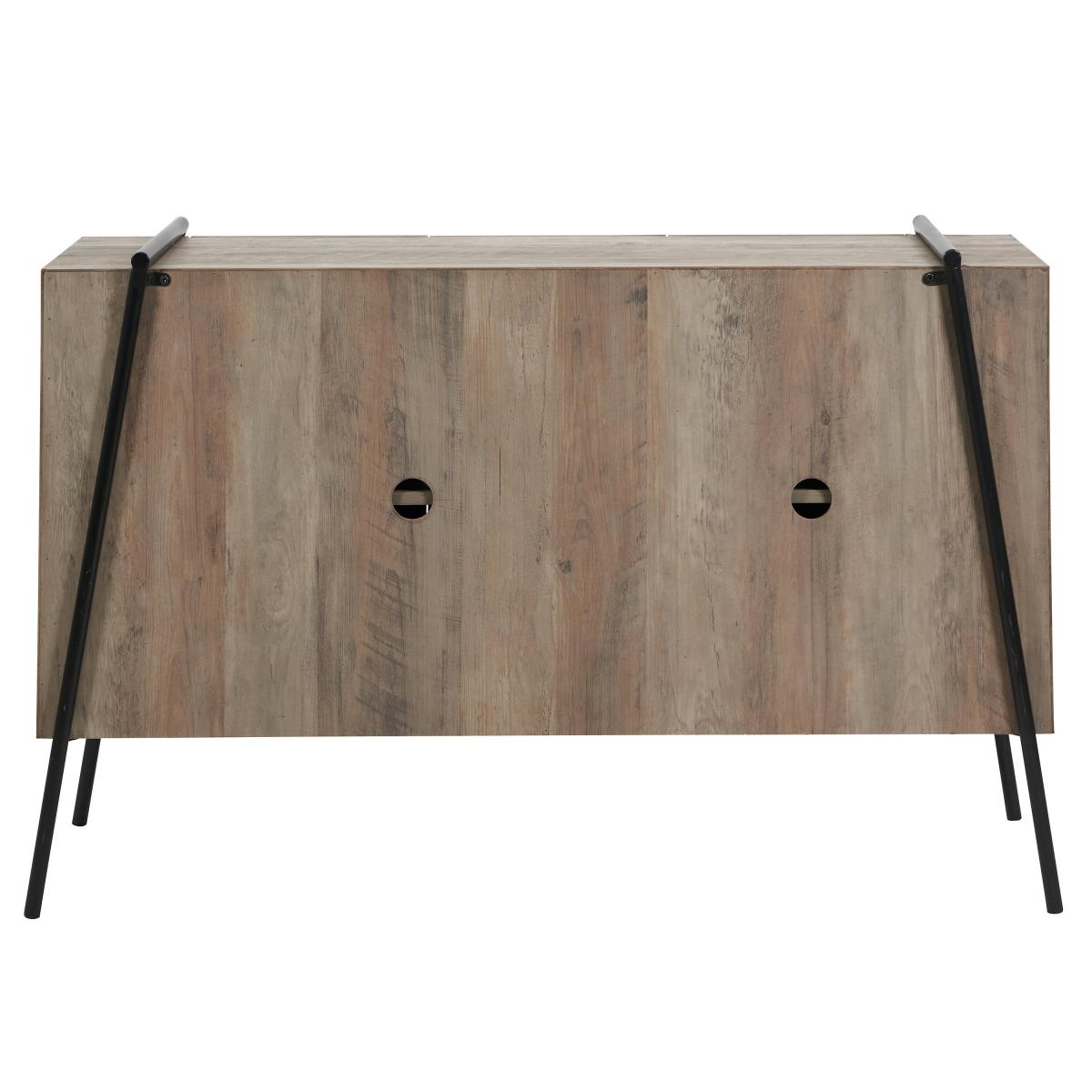 Osato 3 Door Sideboard Brown – image 5