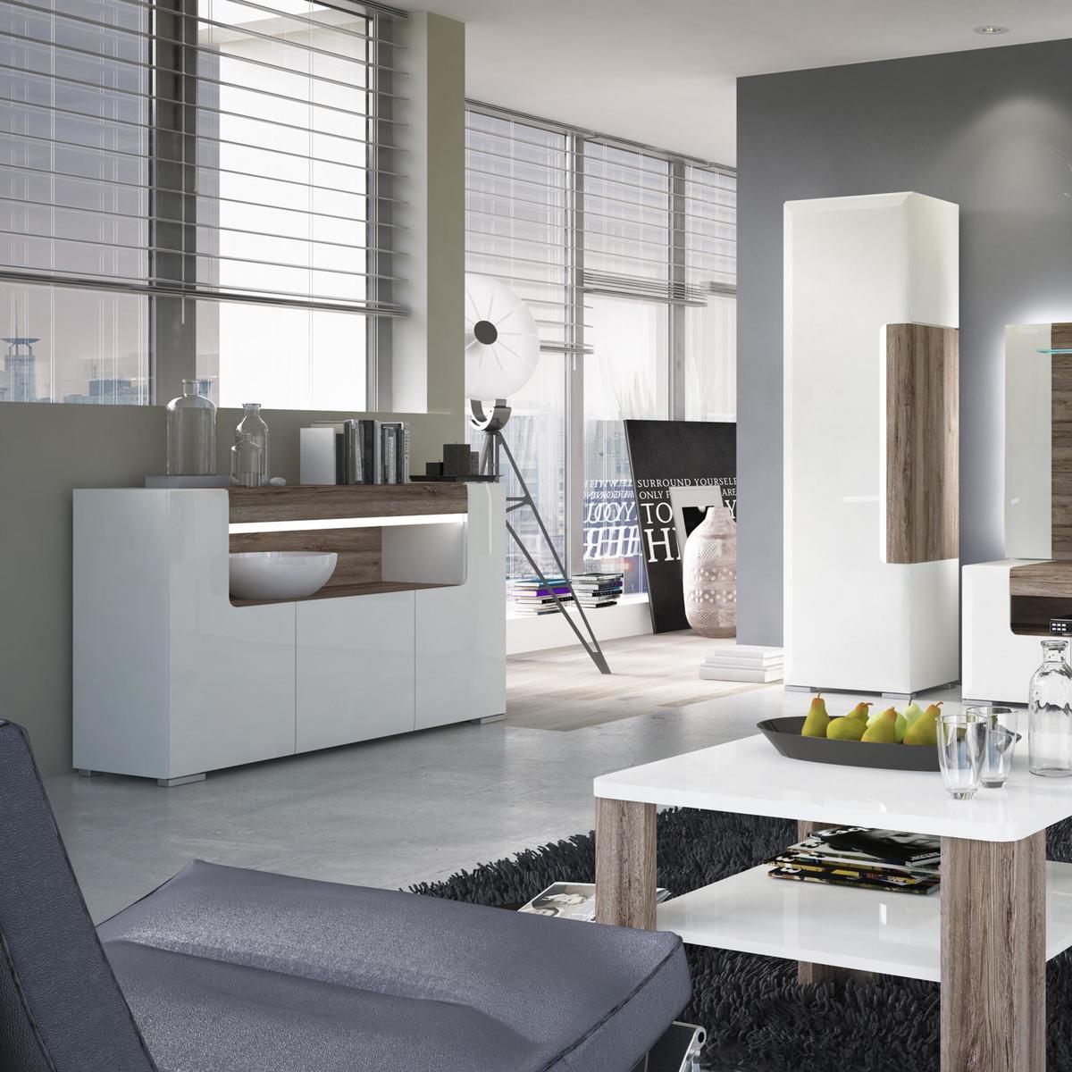 Toronto 3 Door Sideboard With Shelf – image 6