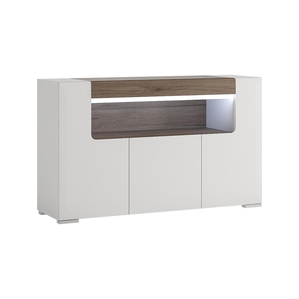 Toronto 3 Door Sideboard With Shelf – image 2