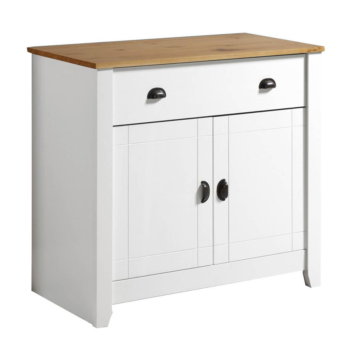 Ludlow White Sideboard White/Brown – image 2