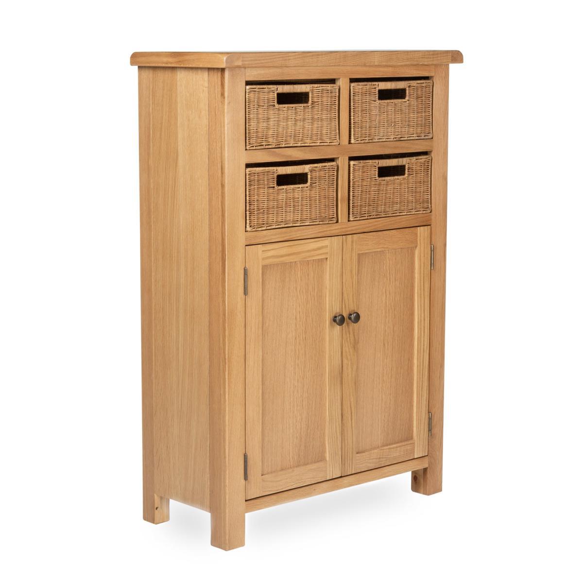 Sherbourne Oak Shoe Storage Natural – image 3