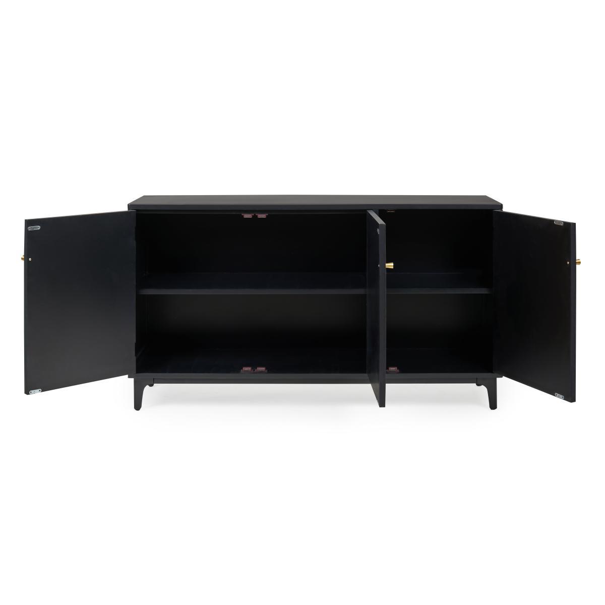 Franco Large Sideboard Black – image 3