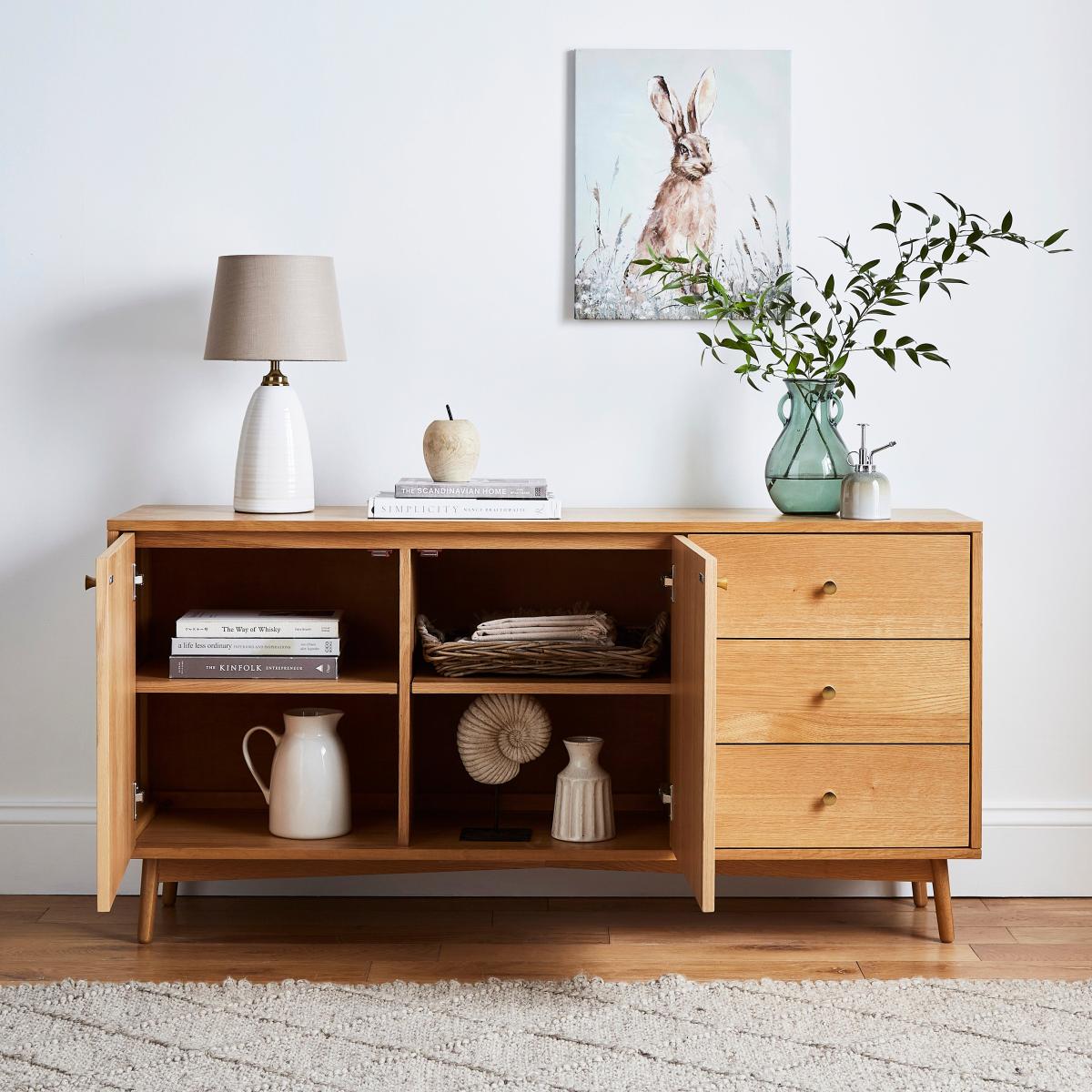 Farris Large Sideboard Light Oak – image 2