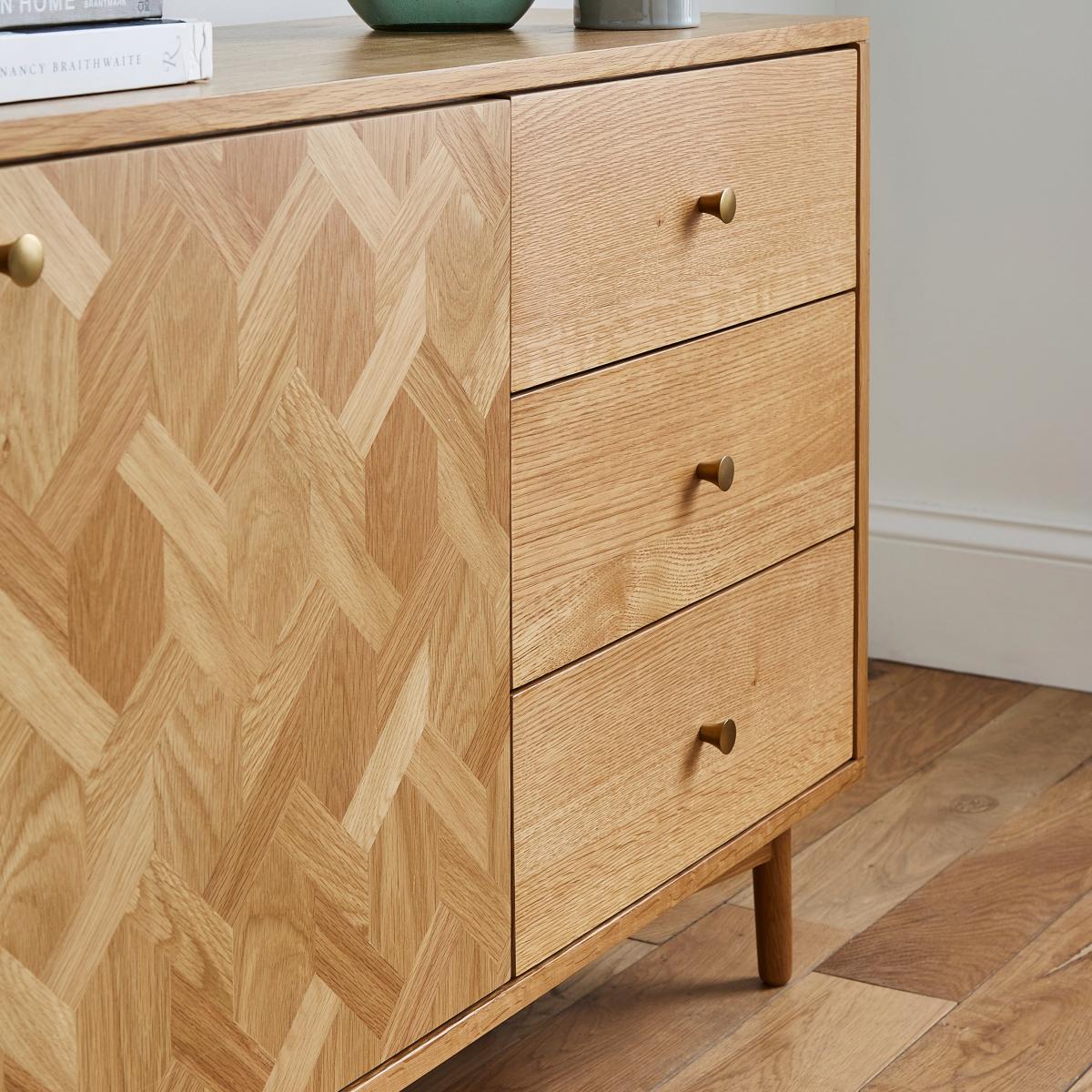 Farris Large Sideboard Light Oak – image 6