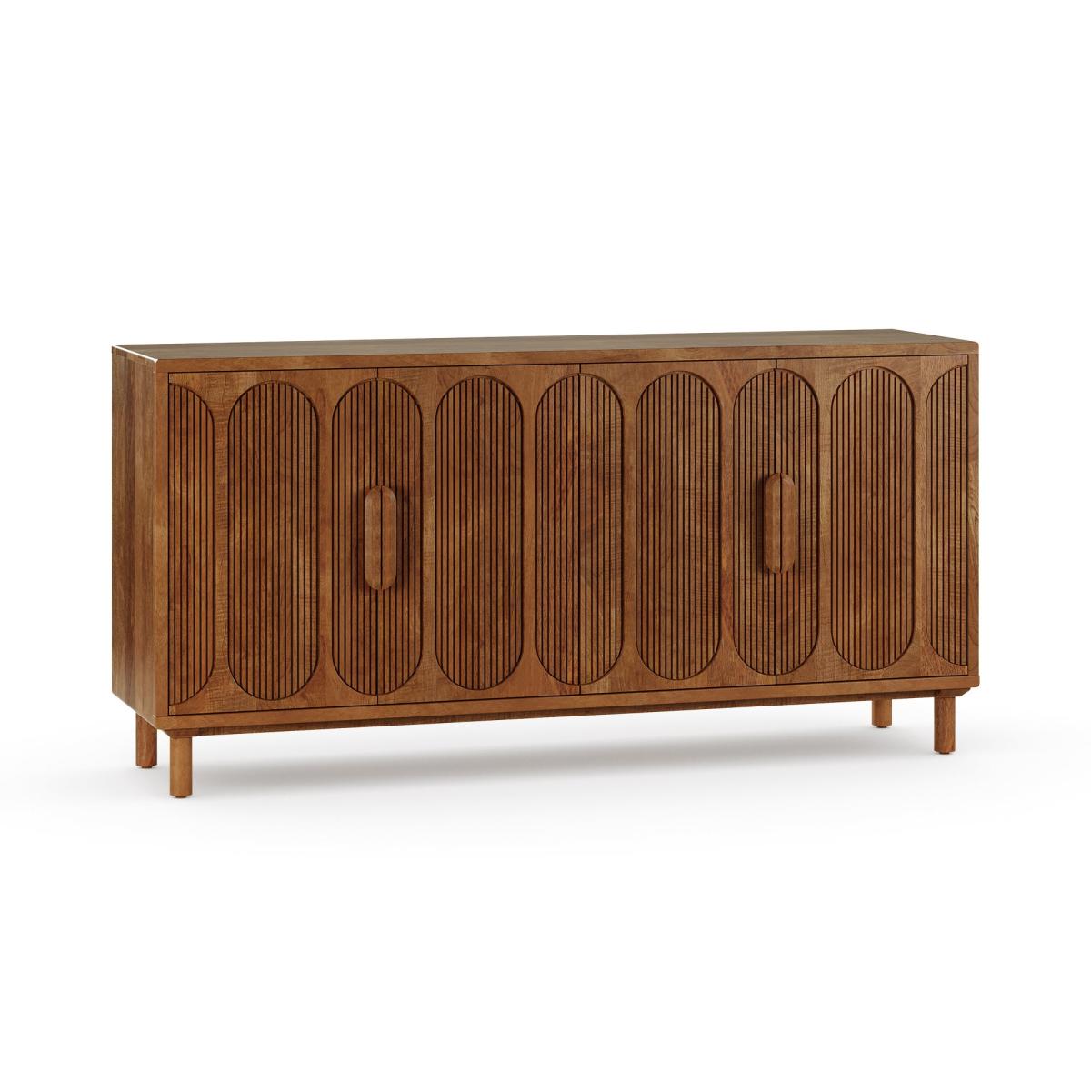 Khari 4 Door Large Sideboard Mango Wood Brown – image 2