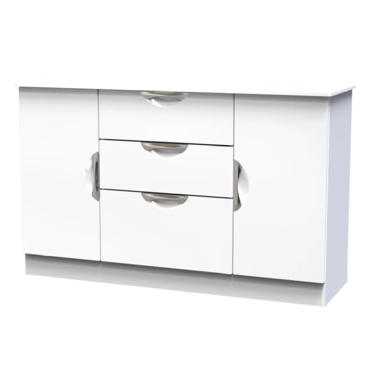 Rowe 2 Door 3 Drawer Wide Sideboard – image 4