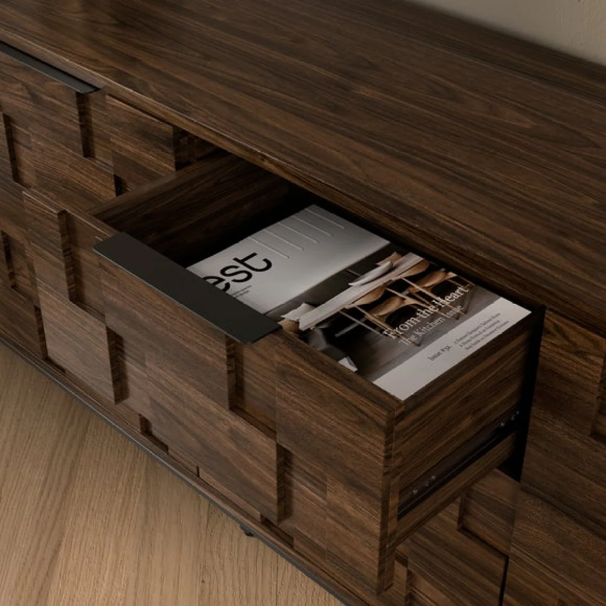 Watson Extra Wide Sideboard, Wood Effect – image 6