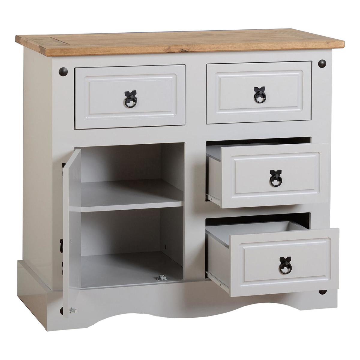 Corona Grey Medium Sideboard Grey – image 2