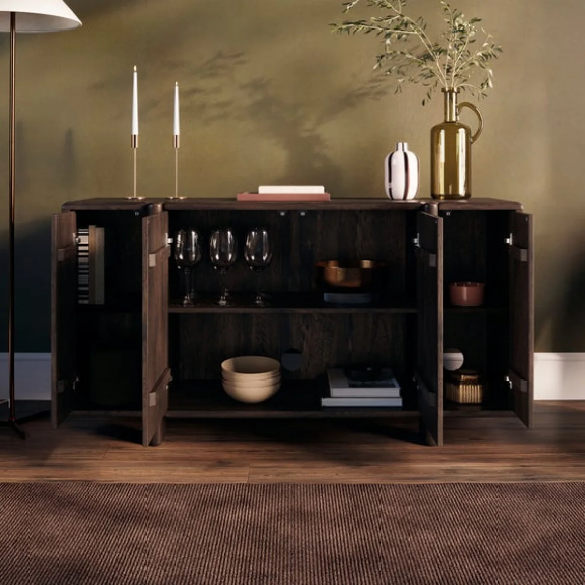 Hunter Large Sideboard, Mango Wood – image 2
