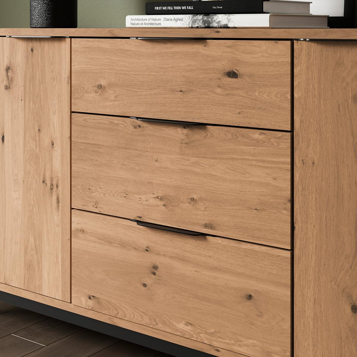 Reynolds Large Sideboard Rustic Oak Effect – image 4