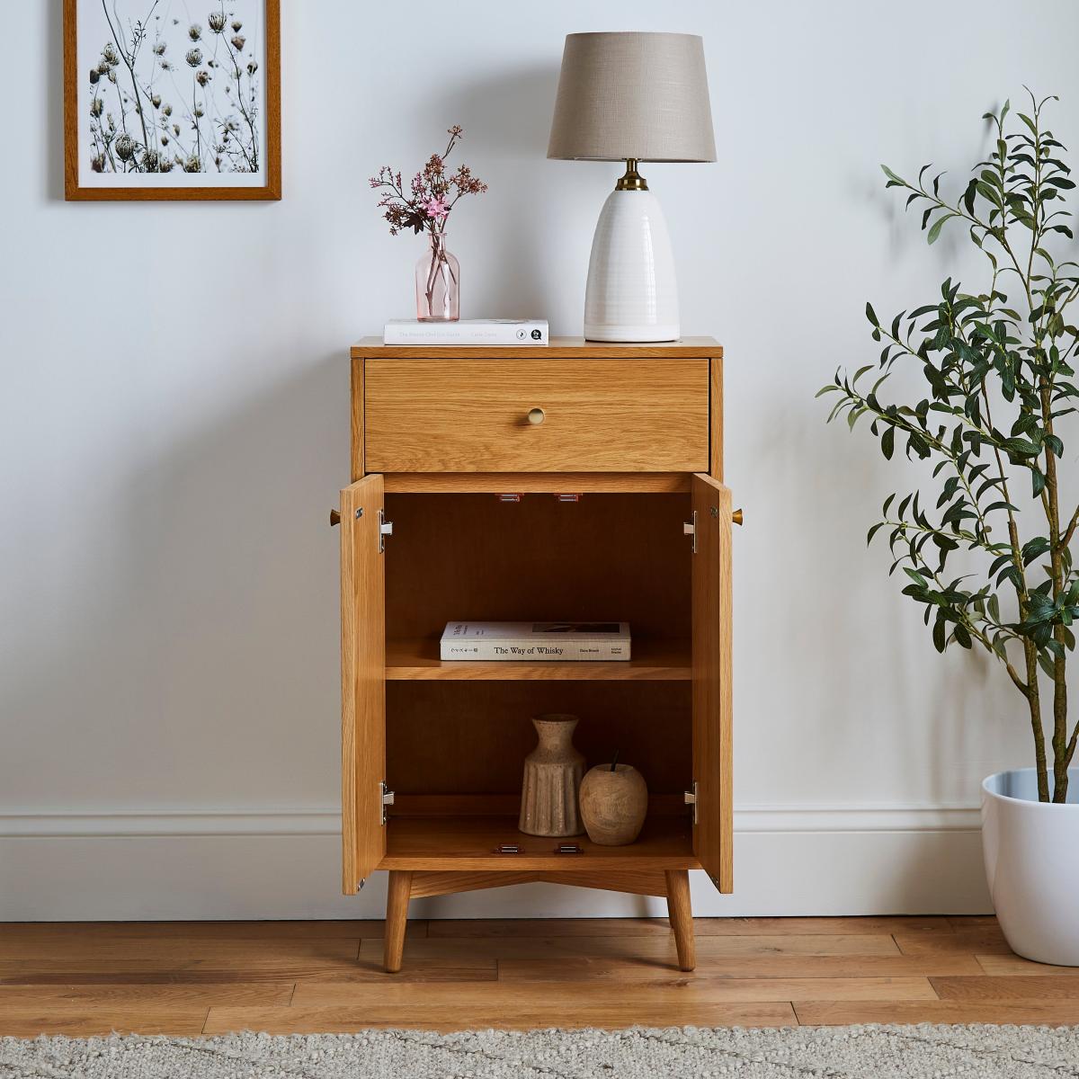 Farris Light Oak Compact Sideboard Light Oak – image 2