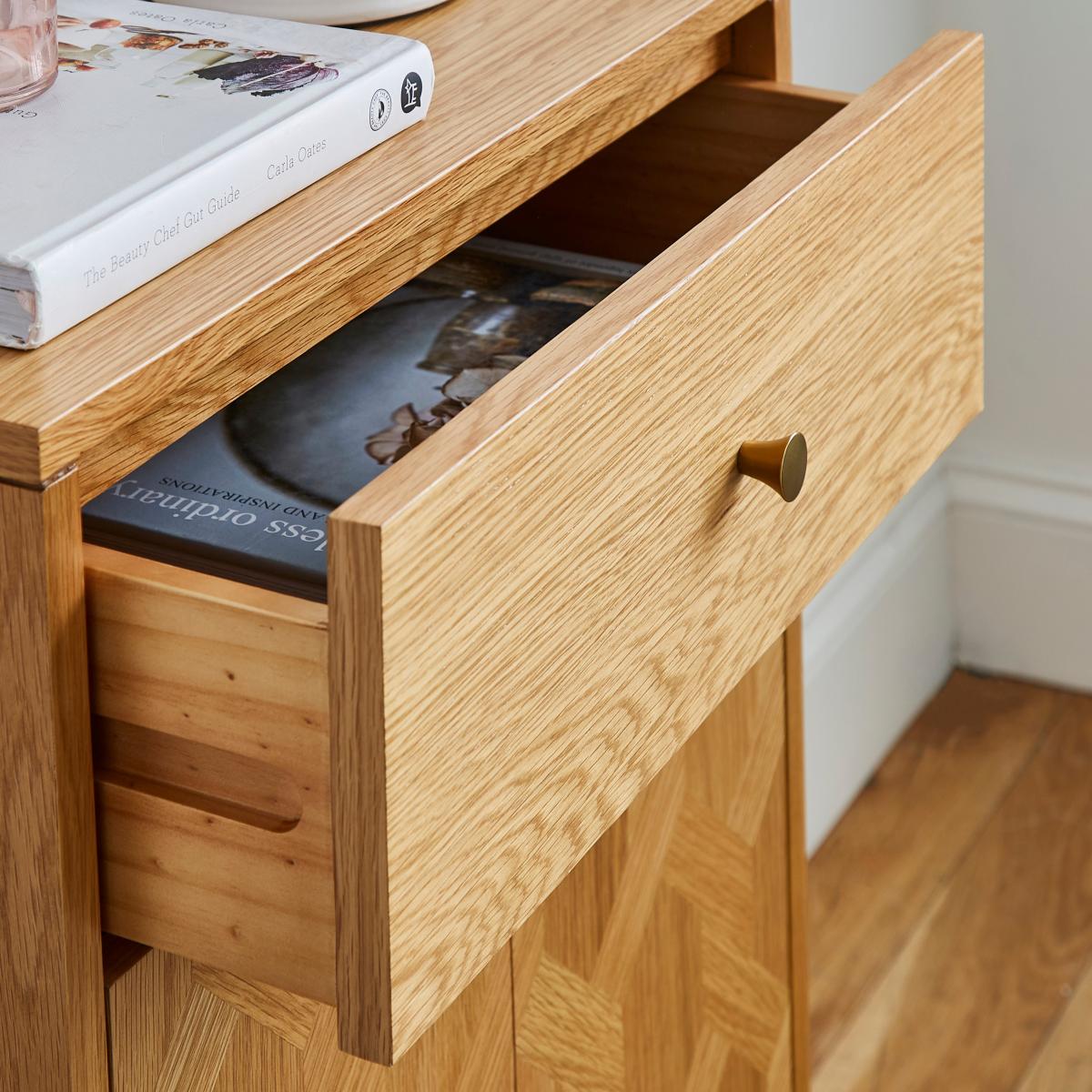 Farris Light Oak Compact Sideboard Light Oak – image 3