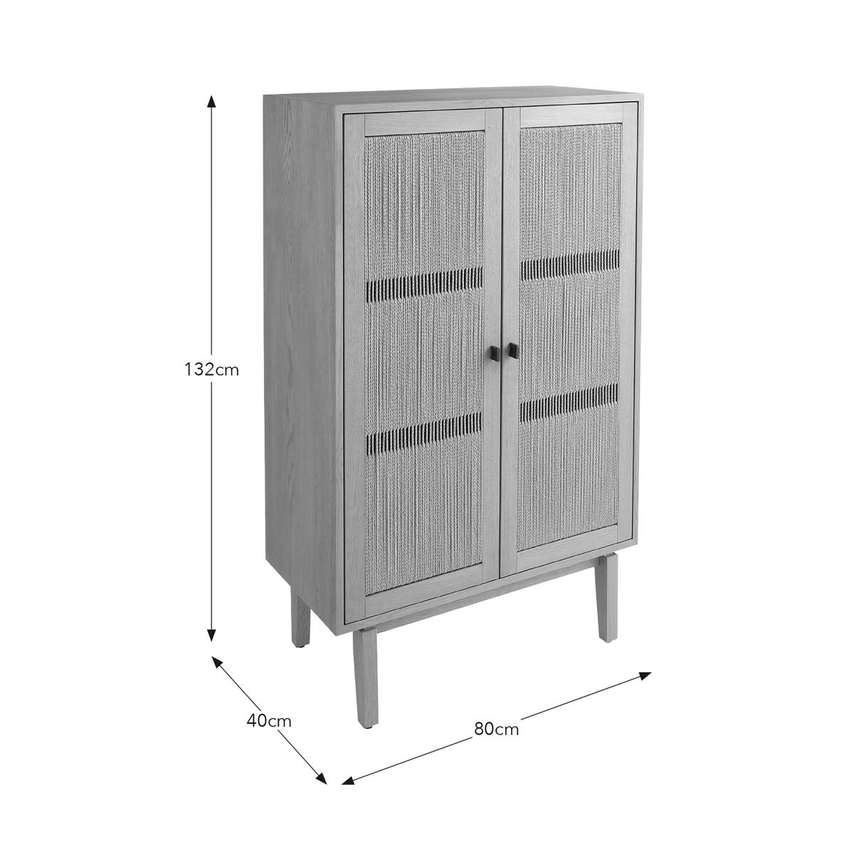 Hester Tall Sideboard Brown – image 6