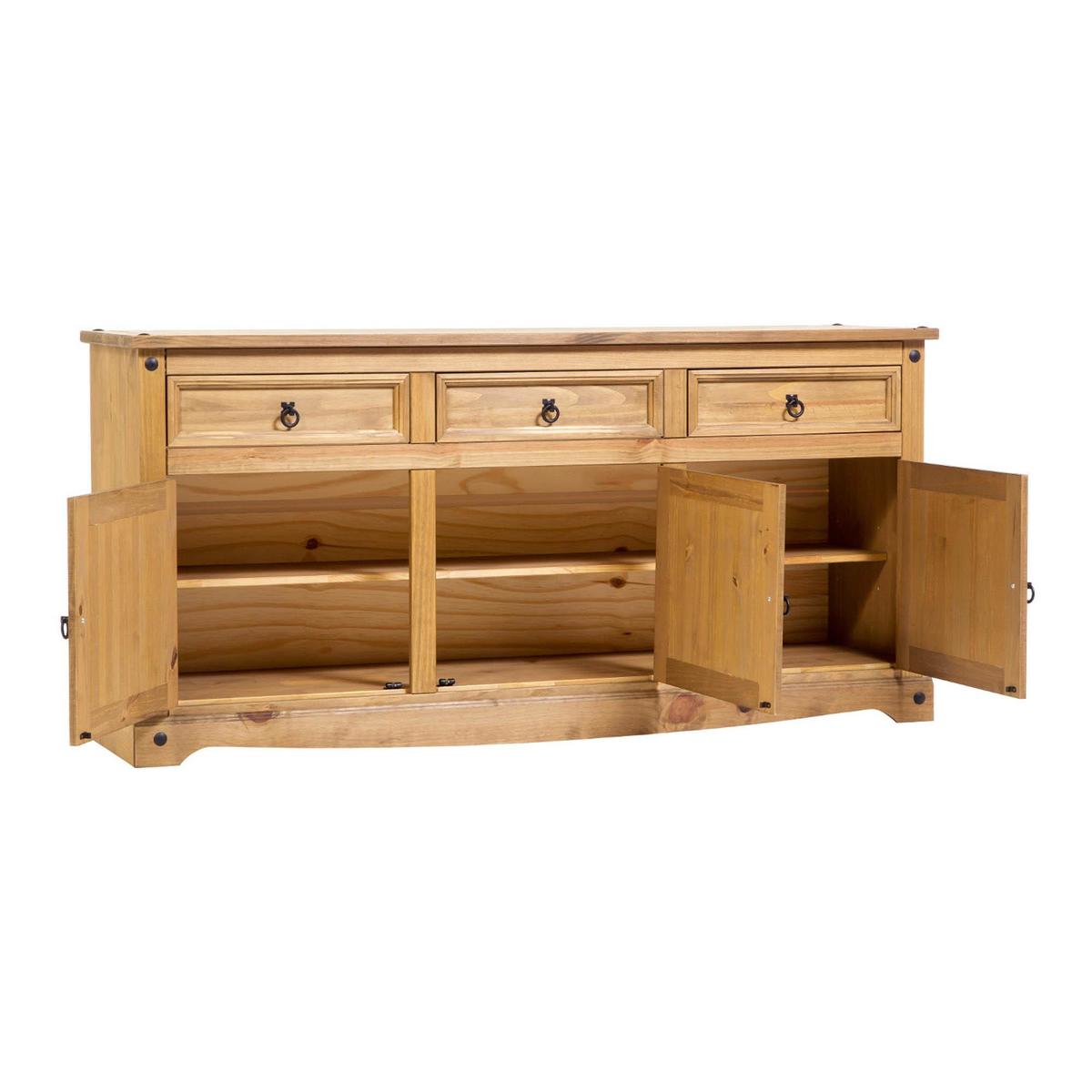 Corona Pine Extra Large Sideboard Natural – image 2