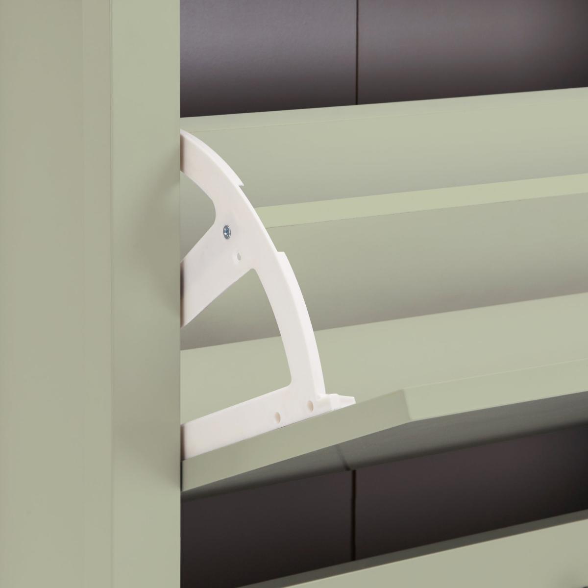 Lynton Sage Compact Hallway Shoe Drop Green – image 7