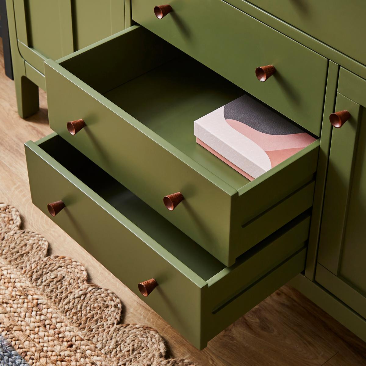 Walton Large Sideboard Olive – image 3