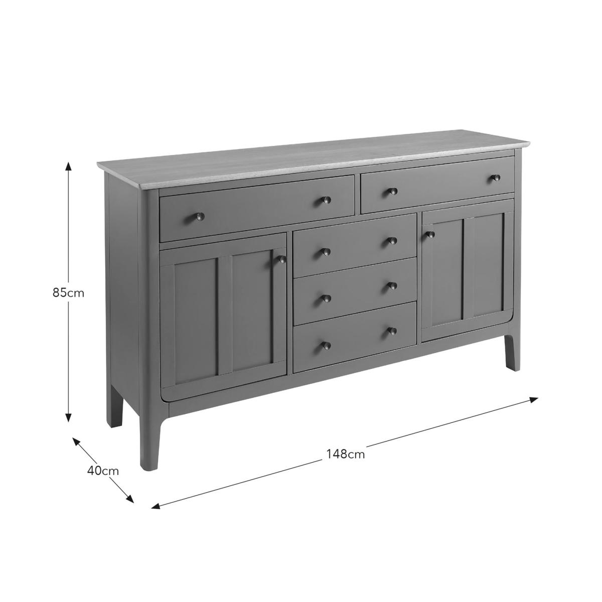 Walton Large Sideboard Olive – image 8