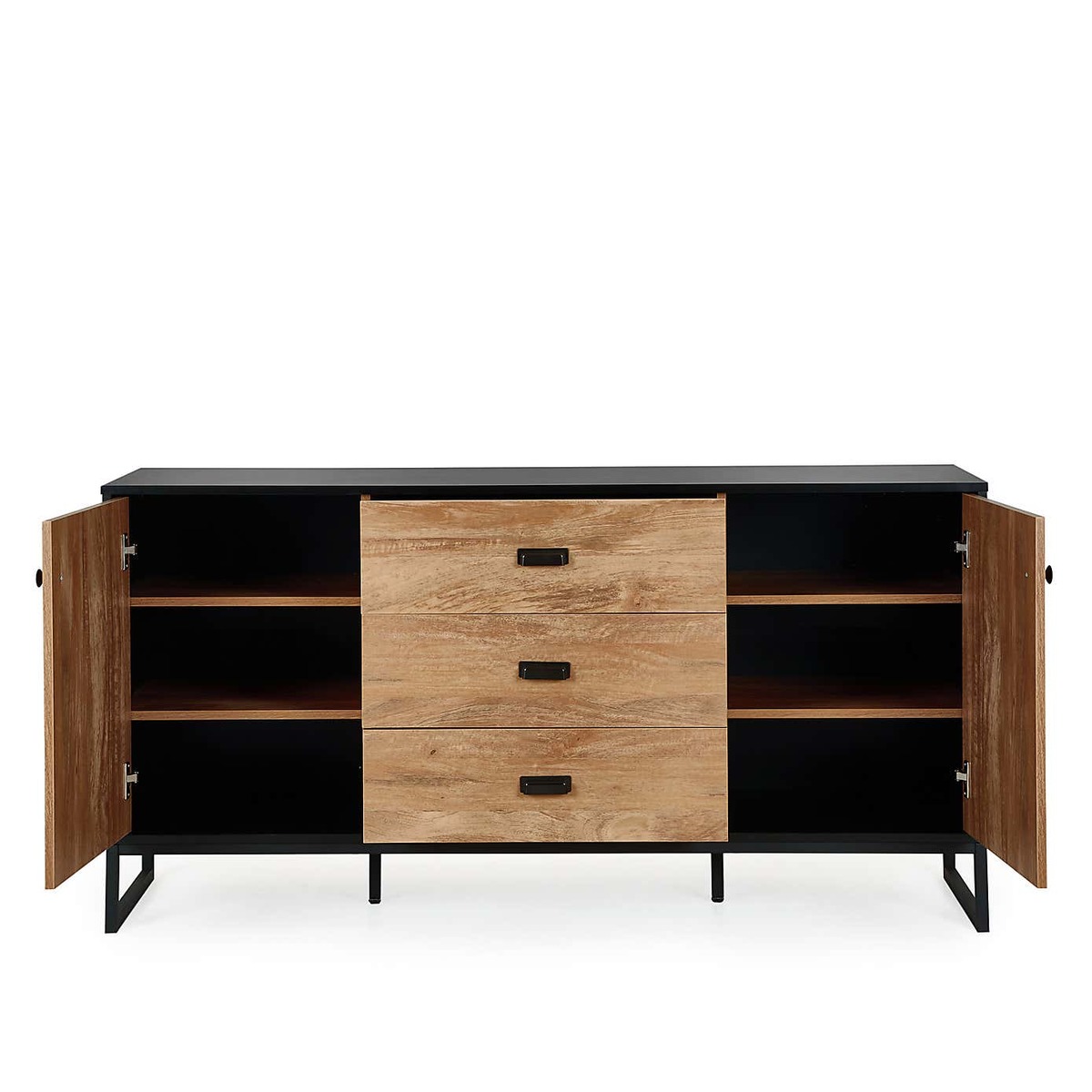Greenwich Large Sideboard Black and Brown – image 4