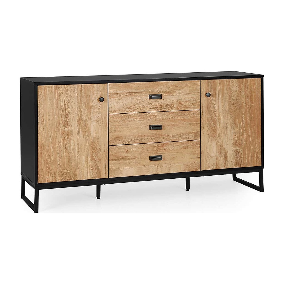 Greenwich Large Sideboard Black and Brown – image 2
