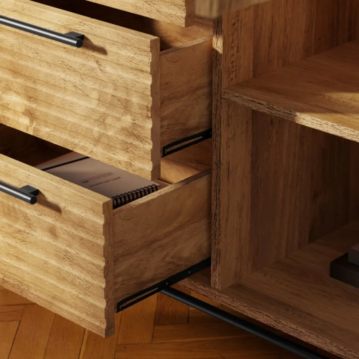 Bryant 1 Door 3 Drawer Highboard – image 4