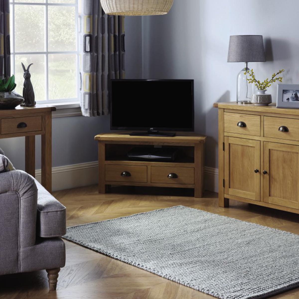 Sherbourne Oak Small Sideboard Natural – image 2