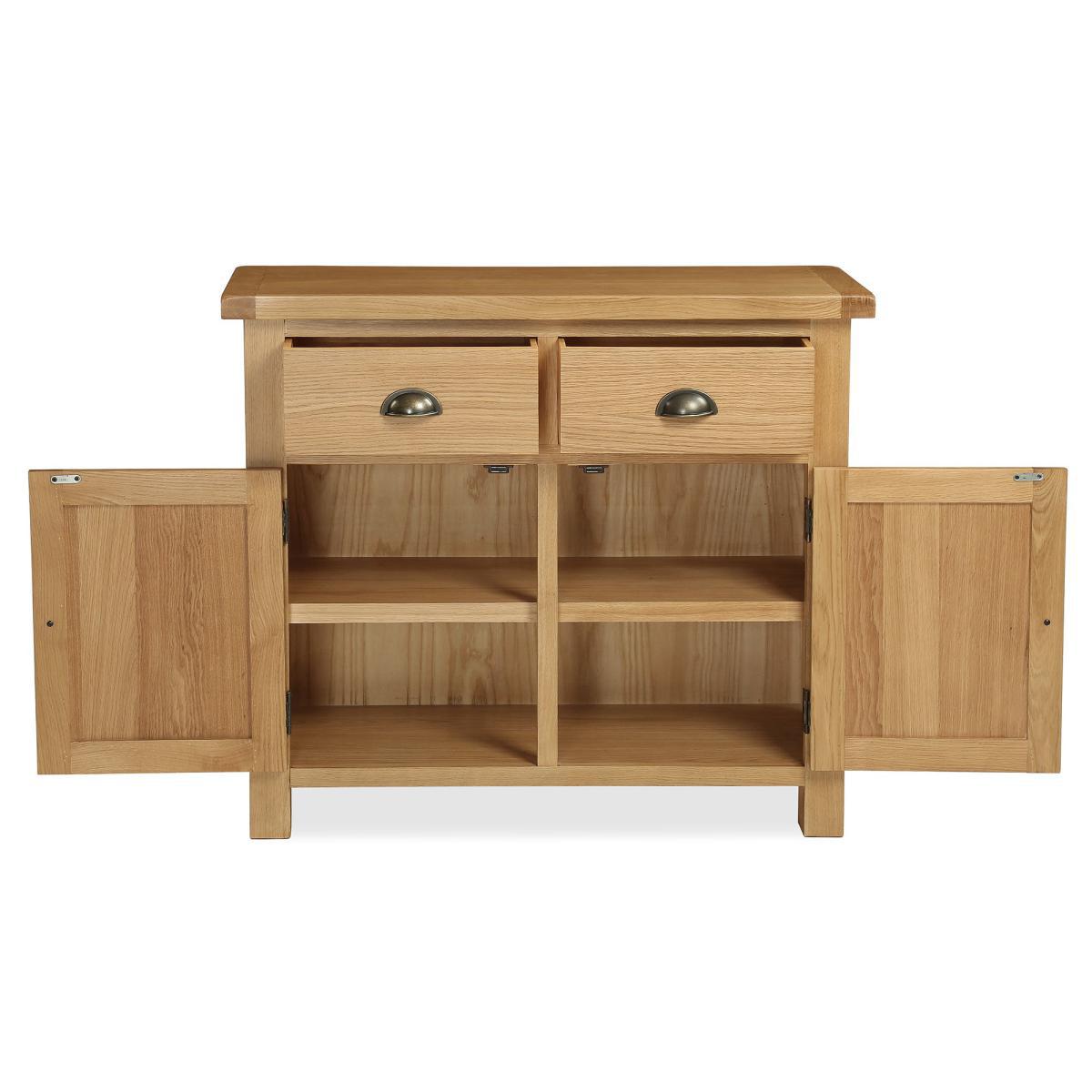 Sherbourne Oak Small Sideboard Natural – image 3