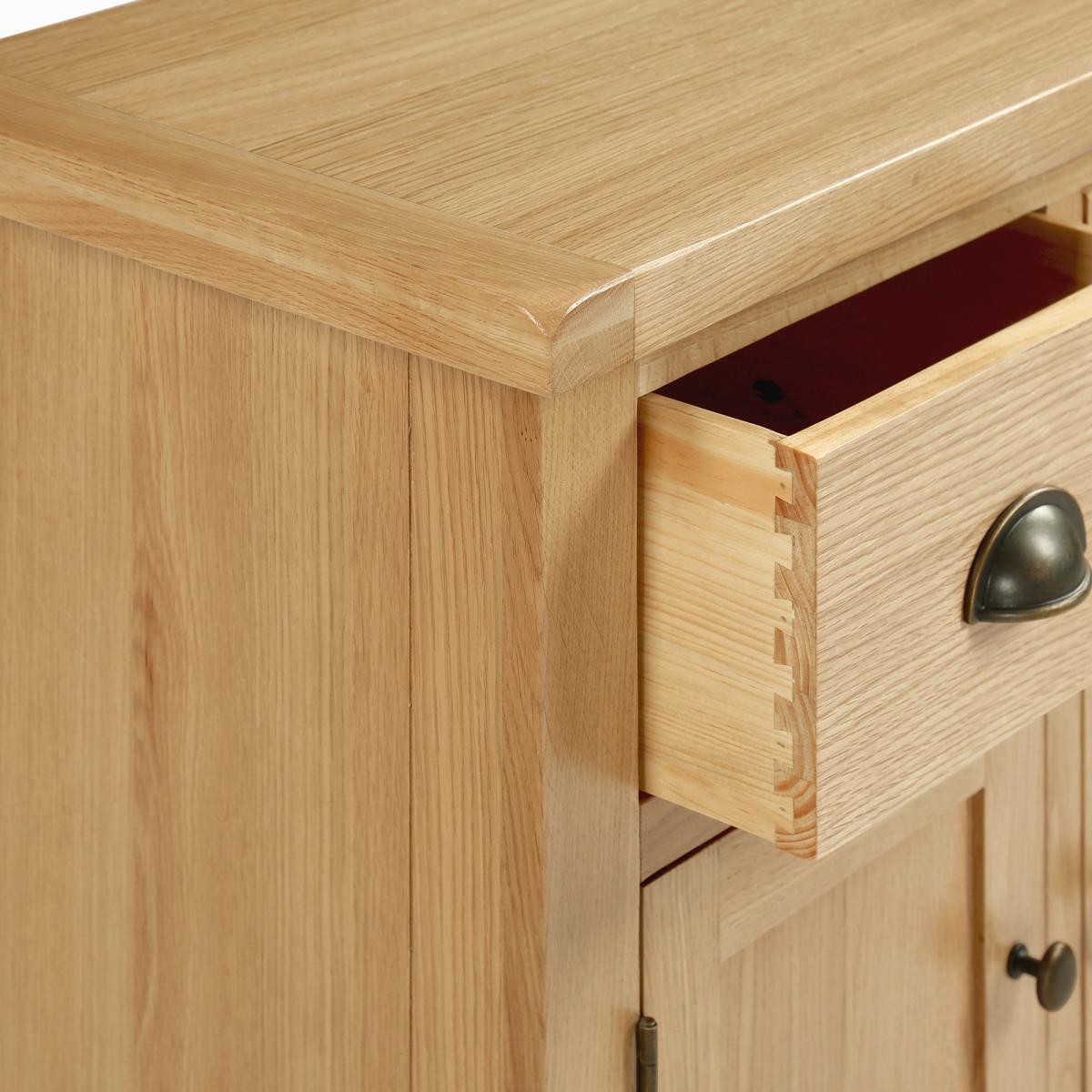 Sherbourne Oak Small Sideboard Natural – image 5