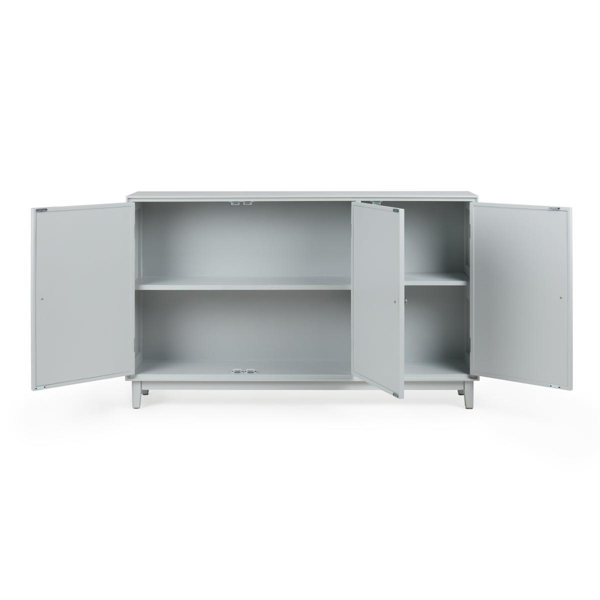 Delphi Large Slim Cabinet Grey – image 3