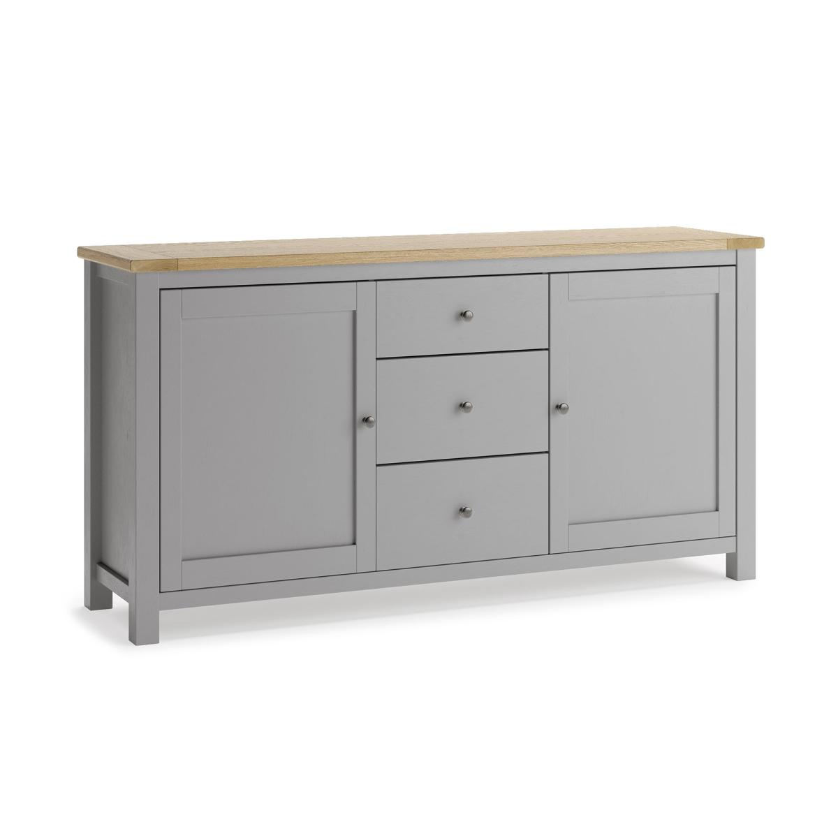 Olney Wide Sideboard Grey – image 2