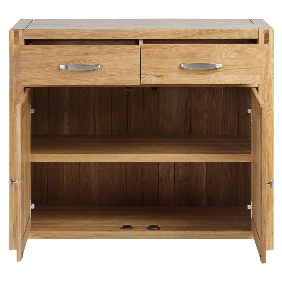Hastings Solid Oak Small Sideboard Brown – image 3