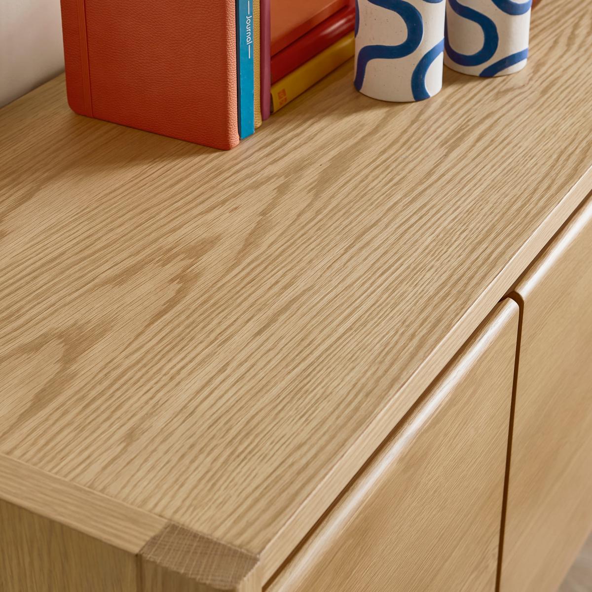 Elements Holmes Large Sideboard, Oak Oak – image 5