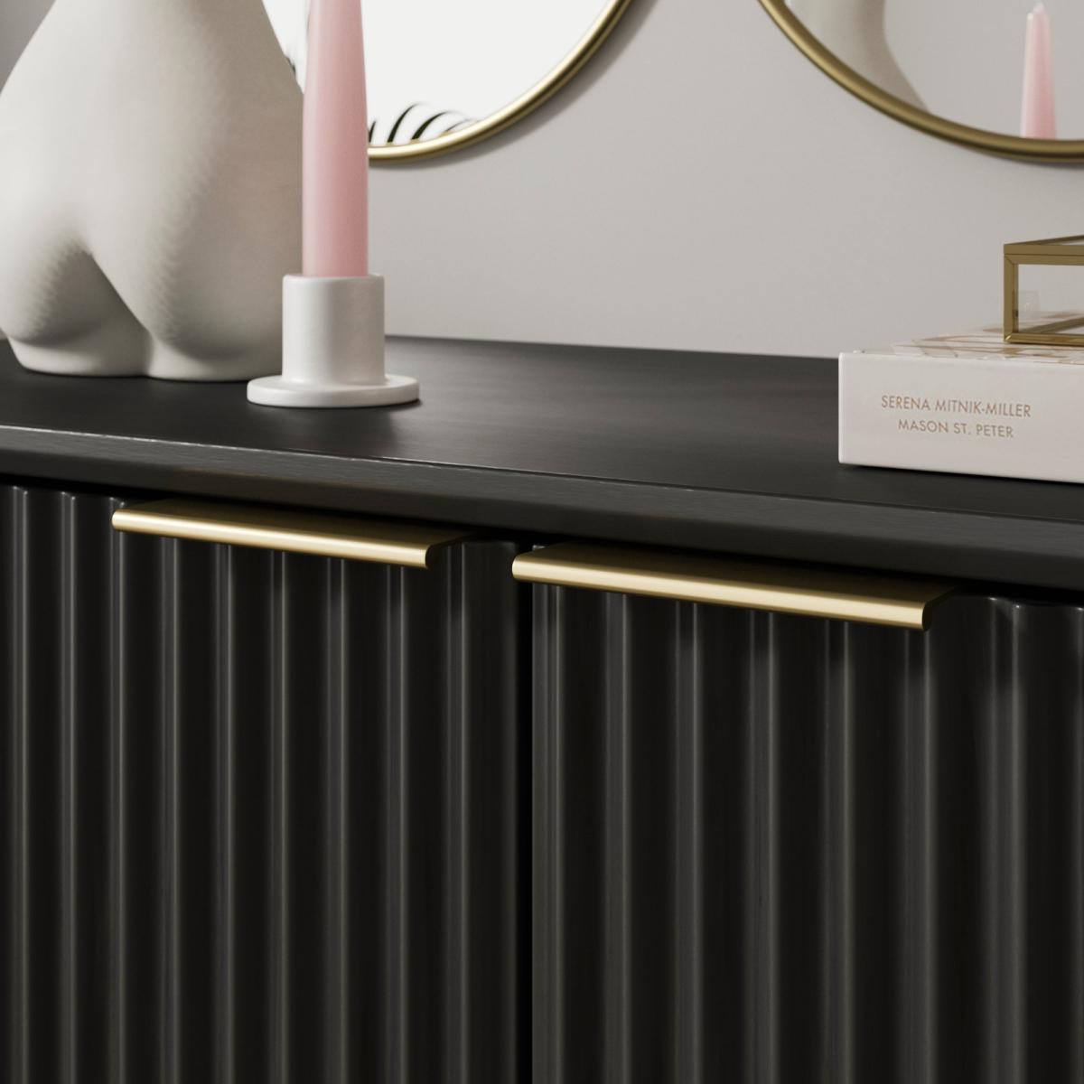 Neena Large Sideboard Black – image 4