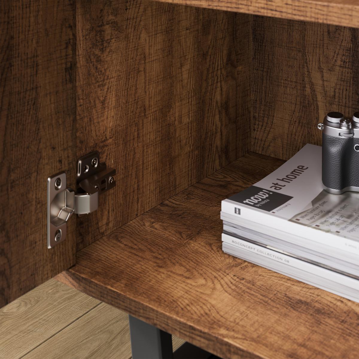 Freddie Small Sideboard Oak Effect Brown – image 3