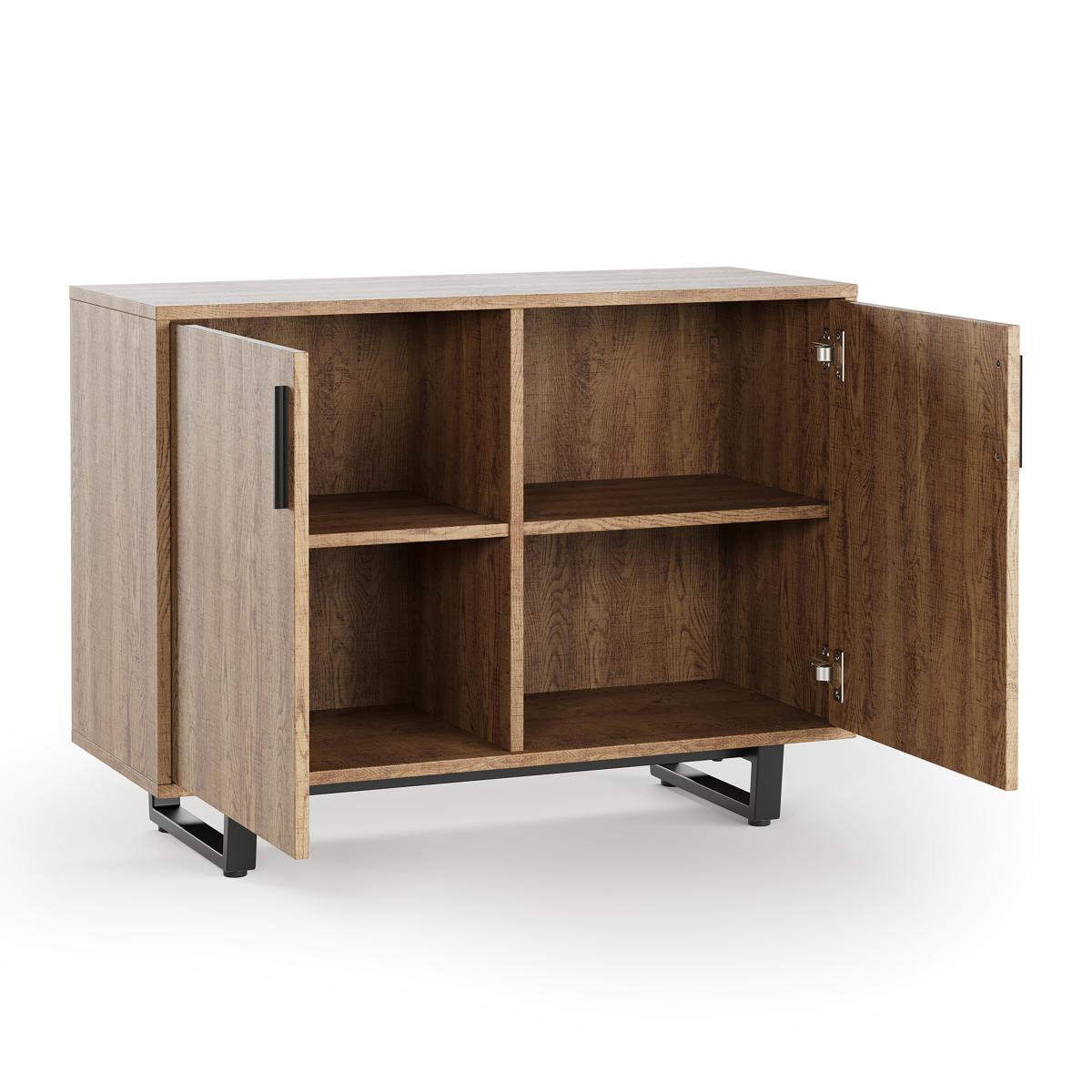 Freddie Small Sideboard Oak Effect Brown – image 6
