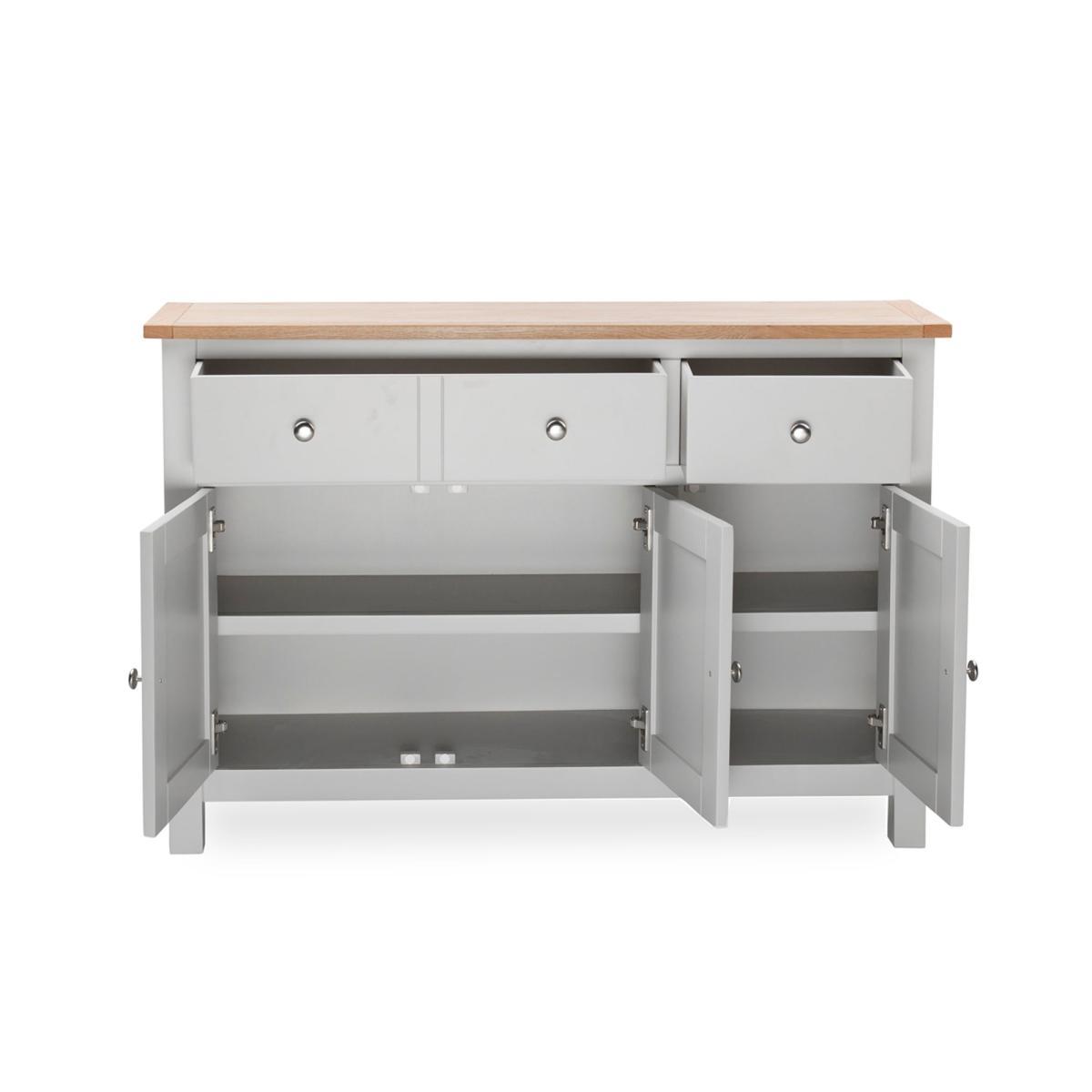 Bromley Grey Large Sideboard Grey – image 4