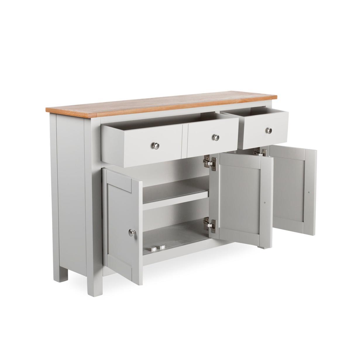 Bromley Grey Large Sideboard Grey – image 5