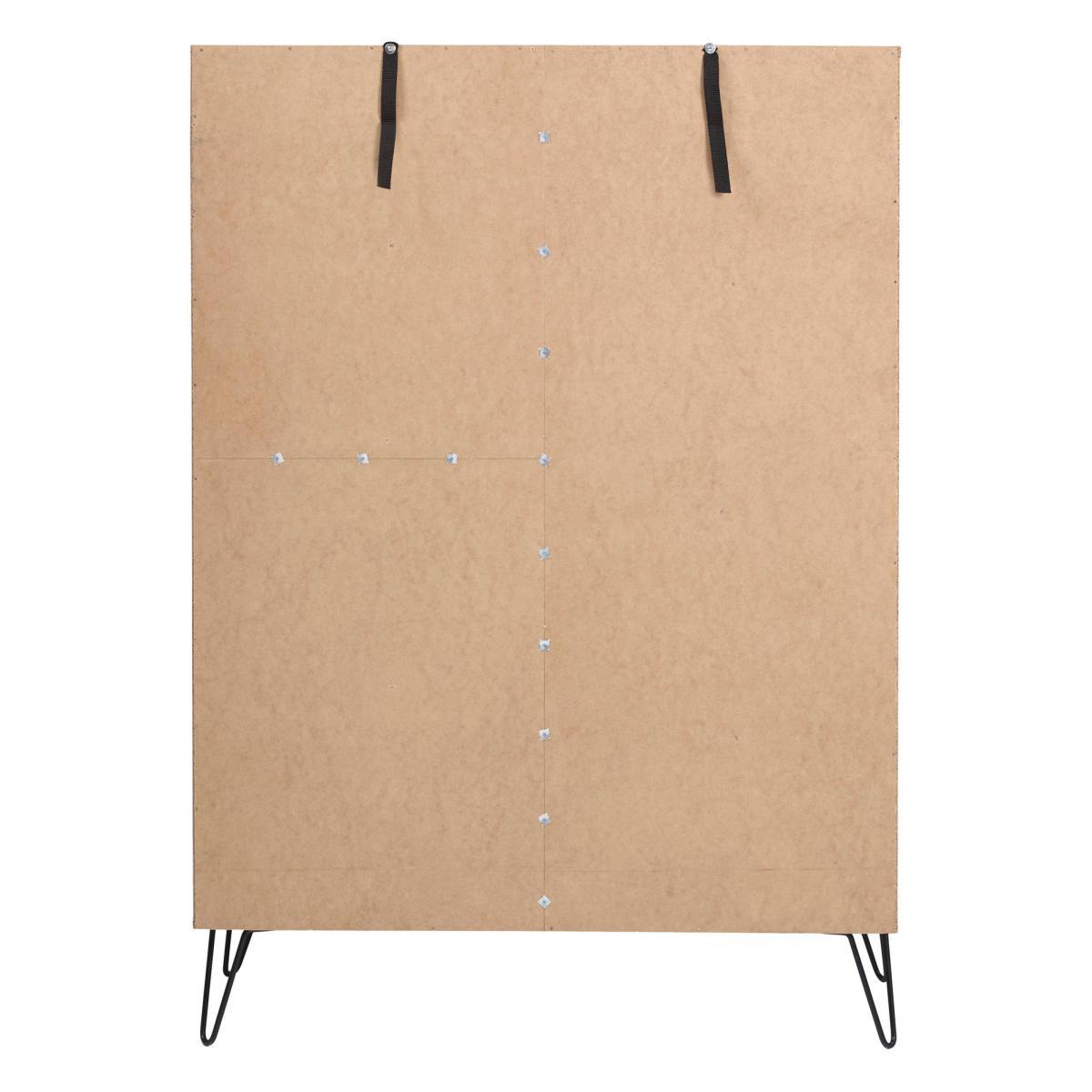 Bergen Tall Sideboard Brown/White/Grey – image 5