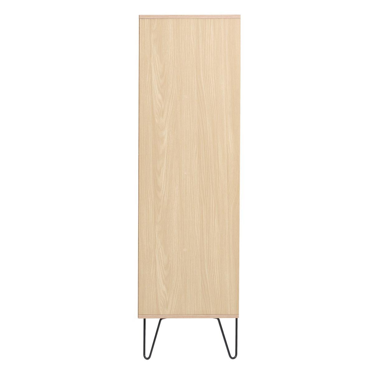 Bergen Tall Sideboard Brown/White/Grey – image 8