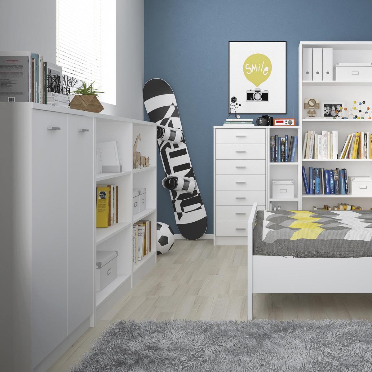 Pearl White Tall Cupboard – image 2