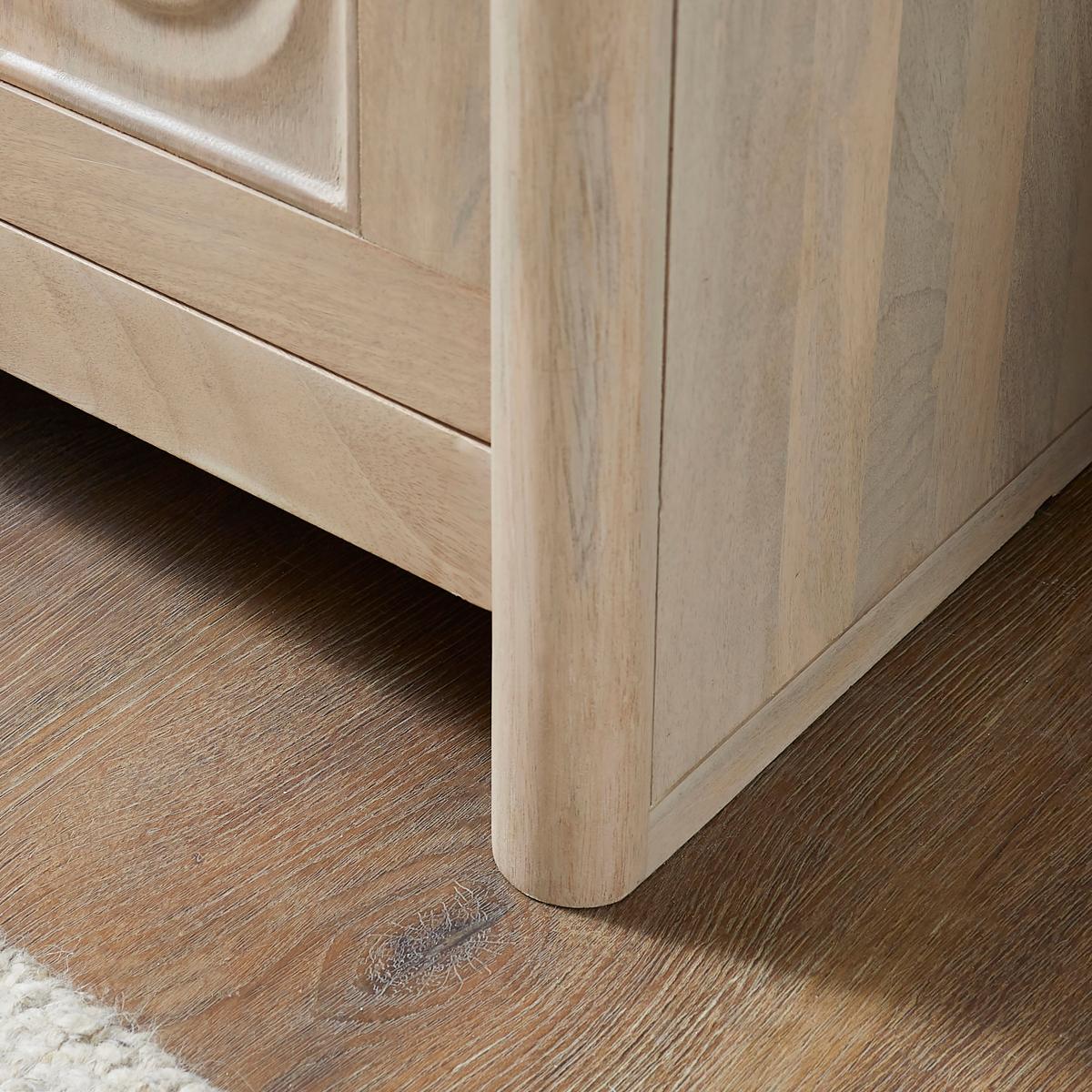 Theodore Small Sideboard Whitewashed Wood – image 3