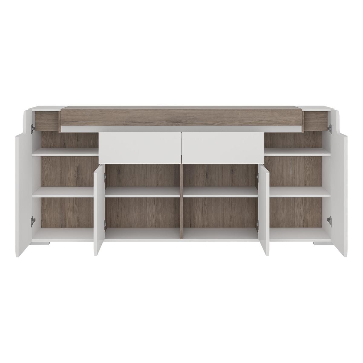 Toronto Wide Sideboard White – image 3